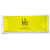 Custom 4.5" x 6" yellow  ice pack custom branded - reusable promotional ice pack made in USA