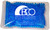 Custom 4.5" x 6" green gel bead cold pack with custom branding - reusable promotional cold therapy pack made in USA