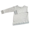 Bash + Sass asymmetric pullover grey skinny stripes youth azalea sf thedrop