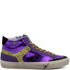 Ross Snow mens purple gold leather cold cement high top sneaker sneakers thedrop