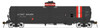 American Limited Models HO GATC Welded Tank Car - Ready to Run -- Santa Fe 98069 (black, red, white, Solvent Service) - 147-1829