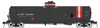 American Limited Models HO GATC Welded Tank Car - Ready to Run -- Santa Fe 98082 (black, red, white, Solvent Service) - 147-1832