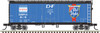 Atlas O Atlas O 40' Plug-Door Boxcar - 3-Rail - Ready to Run -- Old Style (blue, white, red, gold) #53123 - ATO20023152