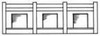 City Classics Long Lower Walls -- With Doors pkg(2) - 195-201