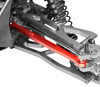 Racers Edge X-Maxx Aluminum Toe Links (pr.) - Red - RCE1906R