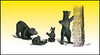 Woodland Scenics Scenic Accents(R) Figures -- Harry Bear & Family - WOOA2551