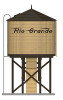 Broadway Limited HO, Operating Water Tower w/ Sound, DRGW Weathered - BLI7917