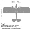 E-flite Twin Timber 1.6m BNF Basic with AS3X and SAFE Select - EFL23850