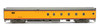 WalthersProto 85' American Car & Foundry Baggage-Dormitory Car - City of San Francisco -- Union Pacific(R) #6003 (yellow, gray, red)