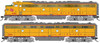 WalthersProto EMD E9A - E9B - LokSound 5 Sound & DCC - City of San Francisco -- Milwaukee Road #200A, 200B (yellow, gray, red)