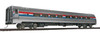 WalthersProto 85' Amfleet II 59-Seat Coach - Ready to Run -- Amtrak(R) (Phase III; Equal Red, White, Blue Stripes)
