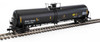 WalthersProto 55' Trinity Modified 30,145-Gallon Tank Car - Ready to Run -- Stauffer Chemical Co. STAX #10033 (black, white, yellow conspicuity marks) - 920-100751