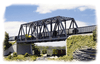 Walthers Cornerstone Double-Track Truss Bridge -- Kit - 10 x 2-3/4 x 2-3/4" 25 x 6.8 x 6.8cm - 933-3242
