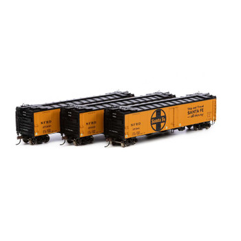 Athearn HO RTR 50' Ice Bunker Reefer, SF/Large Logo (3) - ATH97934