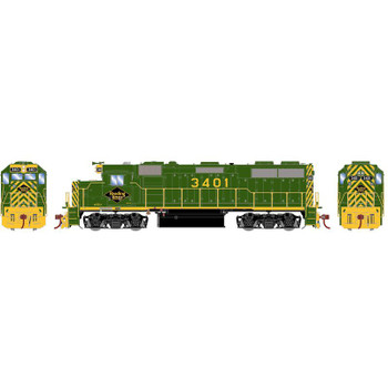 Athearn Genesis HO GP39-2 w/DCC & Sound, RDG #3401 - ATHG65623