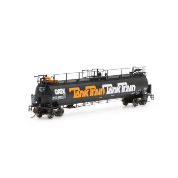 Athearn Genesis HO TankTrain Intermediate,GATX/Orange Letter#48664 - ATHG67912