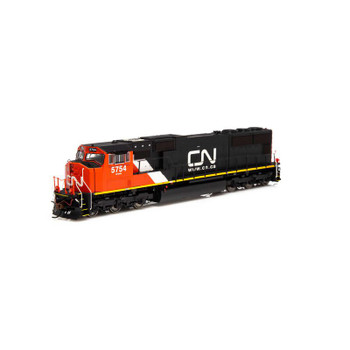 Athearn Genesis HO SD75I, CN/Web Address Logo #5754 - ATHG69517