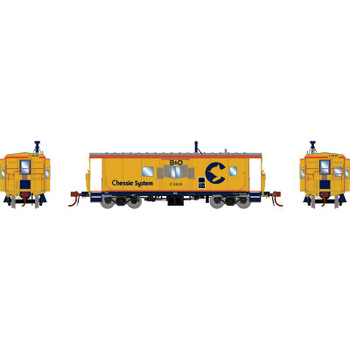 Athearn Genesis HO C-26A ICC Caboose w/Lights, Chessie/B&O #C-3835 - ATHG78547