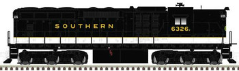 Atlas EMD SD24 High Nose - LokSound and DCC - Master(TM) Gold -- Southern Railway 6326J (black, white, SR Logo) - ATL10003760