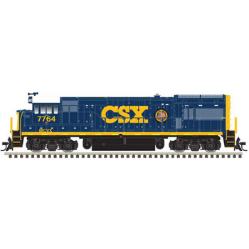 Atlas GE U36B - LokSound and DCC - Master(R) Gold -- CSX 7764 (MCVX Safety Train, blue, yellow) - ATL10003806