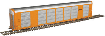 Atlas HO Gunderson Multi-Max Enclosed Auto Rack - Ready to Run -- BNSF Railway #694746 (Rack #28507; orange, Black Wedge Logo) - ATL20006435