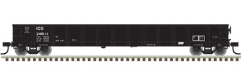 Atlas Evans 52' Gondola - Ready to Run -- Illinois Central Gulf 246143 (black) - ATL20006861