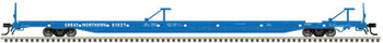 Atlas N ACF 89' 4" Intermodal Flatcar - Ready to Run - Master(R) -- Great Northern 61526 (Big Sky Blue) - ATL50004447