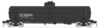 American Limited Models HO GATC Welded Tank Car - Ready to Run -- Northern Pacific 102025 (As-Delivered, black) - 147-1866