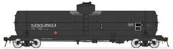 American Limited Models HO GATC Welded Tank Car - Ready to Run -- Spokane, Portland & Seattle 38617 (Late Scheme 2, black) - 147-1860