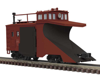 Atlas O Russell Snow Plow - 3-Rail - Ready to Run - Premier(R) -- New York Central (Boxcar Red, black) #X663 - ATO30099732