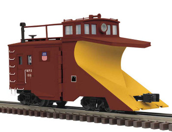 Atlas O Russell Snow Plow - 3-Rail - Ready to Run - Premier(R) -- Union Pacific (Boxcar Red, white) #186 - ATO30099741
