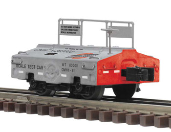 Atlas O Scale Test Car - 3-Rail - Ready to Run - Premier(R) -- Chicago & North Western #263603 (gray, red) - ATO3009985