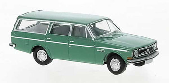 Brekina Automodelle 1966-1973 Volvo Series 145 Station Wagon - Assembled -- Green - 175-29468