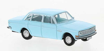 Brekina Automodelle 1966-1973 Volvo Series 144 Sedan - Assembled -- Pastel Blue - 175-29423