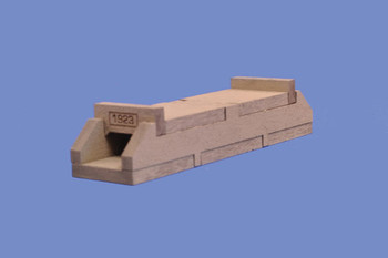 Blair Line HO Concrete Box Culvert -- 2-7/8 x 3/4 x 1/2" 7.3 x 1.9 x 1.3cm - 184-2808