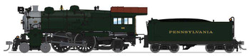Broadway Limited HO Class E6 4-4-2 Atlantic, Prewar - Sound & DCC - Paragon4 -- Pennsylvania Railroad #68 (Brunswick Green, graphite, Tuscan) - BLI6701