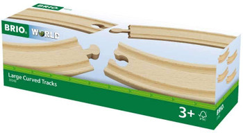 Brio Large Curved Tracks - BRIO33342