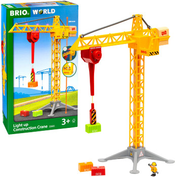 Brio Light Up Construction Crane - BRIO33835