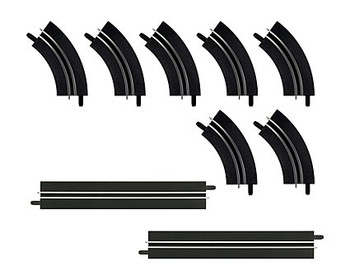 Carrera Single lane straights & curves extension set - CAR61657