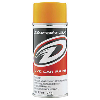 Duratrax Polycarb Spray Fluorescent Bright Orange 4.5oz - DTXR4283