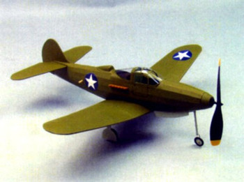 Dumas P-39 Rubber Pwd Aircraft Laser Cut Kit 18" Wingspan - DUM233