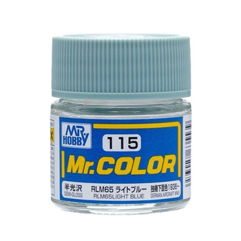 Mr Hobby Paint SEMI GLOSS RLM65 LGT BLUE - GUZC115