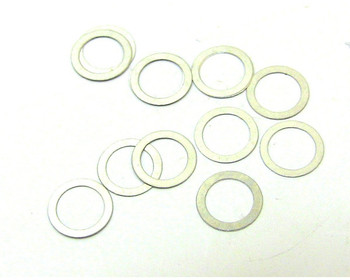 Hot Racing Steel Shims, 5x6.4x0.1mm, (10pcs) - HRAW5X