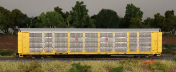 Intermounain Railway N Bi-Level Auto Rack - KCS - Dual Logo - TTGX Flat Car - IMR194102