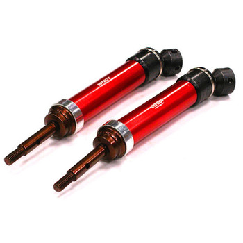 Integy Steel R Universal Drive Shaft, Red :SLH,Stamp 4x4 - INTT8564R