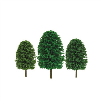 JTT Miniature Tree Super Scenic Tree, Evergreen 2-3" (36) - JTT92034