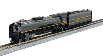 Kato N Class FEF-3 4-8-4 - DCC -- Union Pacific #8444 (Greyhound 2-Tone Gray) - KAT1260403DCC