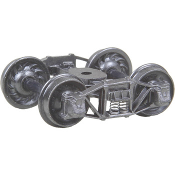 Kadee Arch Bar Fully Sprung Metal Trucks -- Code 110 (.110") 33" Ribbed-Back RP-25 Wheels - 1 Pair - 380-501