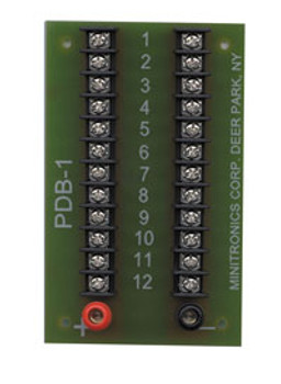 Miniatronics 12-Position Prewired Power Distribution Block -- Rated at 15 Amps - MNTPDB1