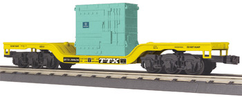 MTH - Mikes Train House O TTX Dep. Center Flat Car w/Transformer Load - MTH3076826
